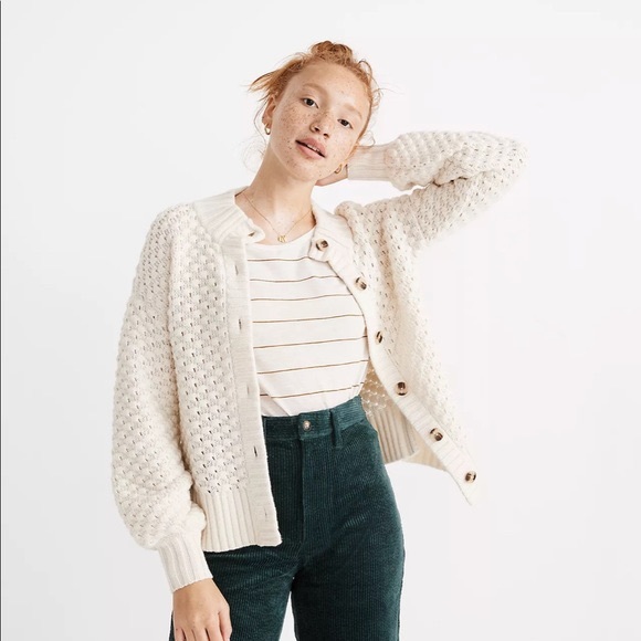 Madewell Sweaters - Madewell Mia Bobble Cardigan